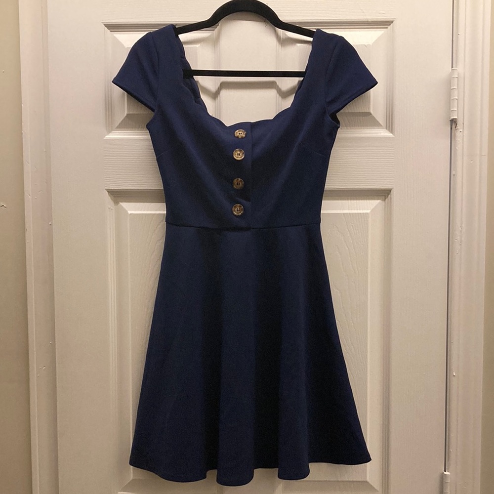 B. Darlin | size 5-6 | mini dress | dark blue
